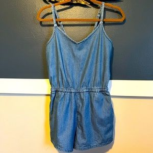 Forever 21 Denim Romper SZ Small